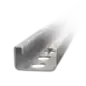 Unicanal Perforado 4 X 2 cm X 3 m   Calibre 12   Galv. Electrolítico.