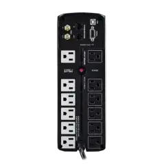 UPS de 1500 VA 900 W Topología Línea Interactiva Entrada 120 Vca NEMA 5 15P Tipo Mini Torre Con 12 Tomas NEMA 5 15R