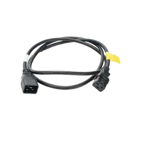 Cable de Alimentación Eléctrica Con Bloqueo de Seguridad de IEC C19 a IEC C20 1.8 Metros de Largo Color Negro 1 Piez