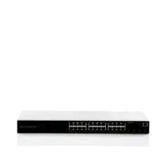 Switch Gigabit PoE+ Administrable   24 puertos 10 100 1000 Mbps + 4 Puertos SFP Uplink   Hasta 360W   Compatible con