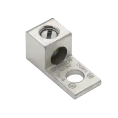 Terminal Universal de Aluminio  1 Orificio para Calibre  14  6 AWG   Perno de 1 4   AL CU Estañado.