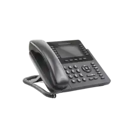Teléfono IP empresarial de 12 Líneas con 5 teclas de función y conferencia de 4 vías PoE