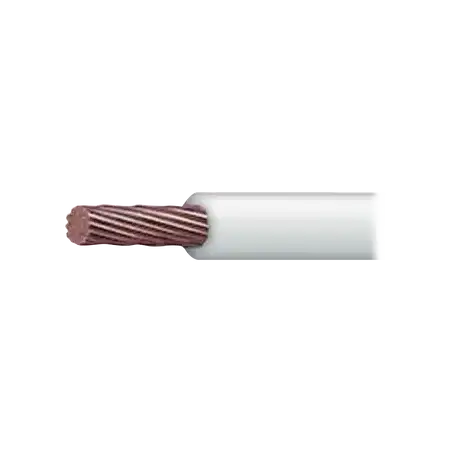 Cable Eléctrico de Cobre Recubierto THW LS Calibre 2 AWG 19 Hilos Color Blanco (100 metros)