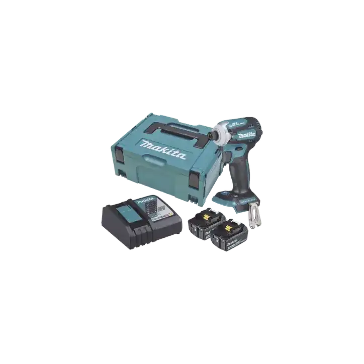 Atornillador de Impacto 18 Vcc 3800 RPM 180N.m. Incluye: estuche MAKPAC Cargador y 2 Bat. 5Ah Atornillador de Impacto 18 Vcc 3800 RPM 180N.m. Incluye: estuche MAKPAC Cargador y 2 Bat. 5Ah
