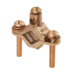 Abrazadera de Bronce para Tierra Física para Conductor 2 AWG 1 Pieza