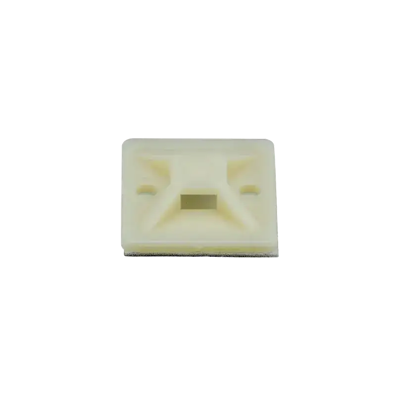 Montaje Sujetador Adhesivo STRONGHOLD de 4 Vías de 1 x 1 x 1 4 Color Natural Nylon 6.6 Retardante de Llamas V 2 Paq Montaje Sujetador Adhesivo STRONGHOLD de 4 Vías de 1 x 1 x 1 4 Color Natural Nylon 6.6 Retardante de Llamas V 2 Paq