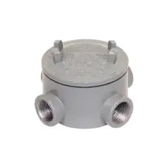 Caja para Áreas Peligrosas con Tapa Tipo GRX de 1 (25.4 mm)   Con 4 salidas.