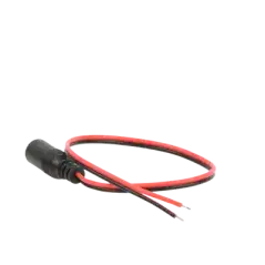 Cable con conector hembra alimentación para Vcc con puntas libres.