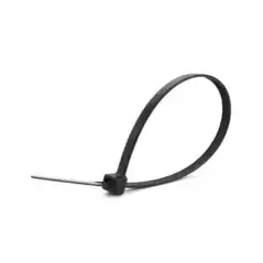 Corbata o Cincho de Nylon Color Negro 4.8 x 200mm (100 piezas)