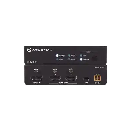 Amplificador de distribución HDMI de dos salidas   Distribución 4K HDR
