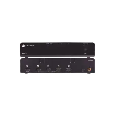 Amplificador de distribución HDMI de cuatro salidas