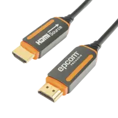 Cable HDMI de Fibra Óptica de 20m   Alta Definición   Version 2.0   Alta velocidad 18Gbps   4K 60Hz   HDCP 2.2   Res