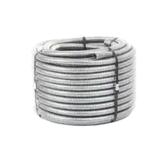 Tubo Flexible tipo Liquidtight de 1 (25 mm). Acero + PVC. Rollo de 30 Metros.