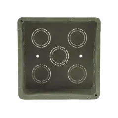 Caja Cuadrada  de 1 2   3 4 para PVC Conduti Pesado.