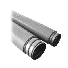 Tubo Flexible tipo Liquidtight de 3 (75 mm). Acero + Forro PVC. Rollo de 10 Metros.