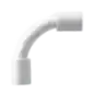 CURVA MORBIDX IP67 LIBRE DE HALÓGENOS Ø 40MM GRIS RAL7035