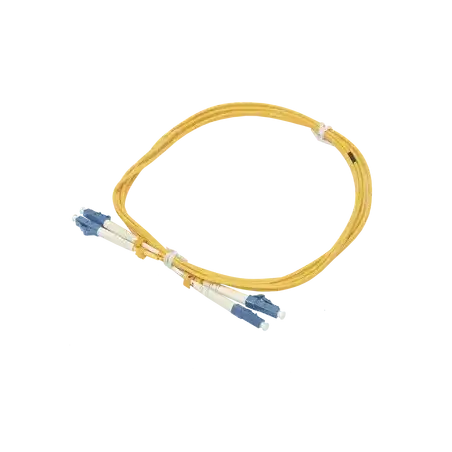 Jumper de Fibra Óptica Duplex Monomodo con Conectores LC UPC LC UPC 2 metros