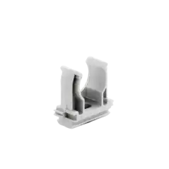 Soporte de presión (Abrazadera) PVC Auto extinguible abierto para tubería de 20 mm