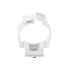 Soporte de collar (Abrazadera) PVC Auto extinguible cerrado para tubería de 32 mm