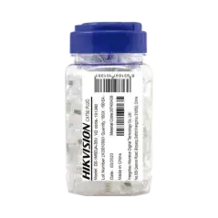 Bote con 100 Piezas de Plug Modular RJ45   Cat 5e   Chapado en Oro a 30 Micras   Sin Blindaje   Facil Instalación