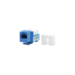 Paquete de 100 Iconos de Datos de Instalación a Presión Para Jacks Mini Com de Panduit De Plástico Color Azul|PANDUIT|Jacks Plugs