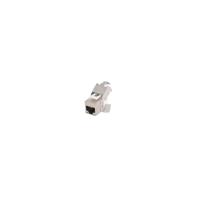 Módulo Jack Keystone Cat6A Blindado (STP) sin herramienta (toolless) para faceplate Módulo Jack Keystone Cat6A Blindado (STP) sin herramienta (toolless) para faceplate