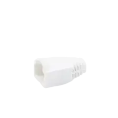 Bota Plástica para protección de Plug RJ45 Color Blanco