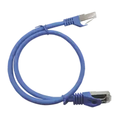 Patch Cord Cat6A 10G blindado 0.5M ( 1.64 ft ) AZUL