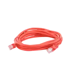 Cable de Parcheo UTP Cat5e   3.0m.   Rojo