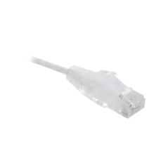 Cable de Parcheo Slim UTP Cat6   1.5 m Blanco Diámetro Reducido (28 AWG)
