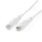 Cable de Parcheo Slim UTP Cat6A .5 m Blanco Diámetro Reducido (28 AWG) Cable de Parcheo Slim UTP Cat6A .5 m Blanco Diámetro Reducido (28 AWG)