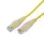 Cable de Parcheo Slim UTP Cat6A 0.5 m Amarillo Diámetro Reducido (28 AWG)