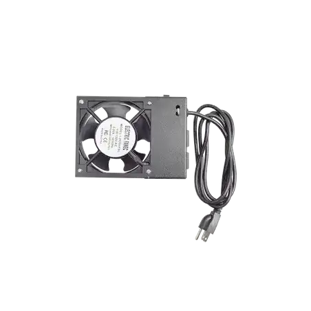Ventilador 110 Vca con Clavija para Gabinete de Pared con 2 Tomas de Corriente