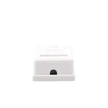 Caja de pared con 1 puerto Keystone incluye jack STP Cat5e