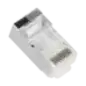 Bote con 100 Piezas de Plug Modular RJ45 Cat6 blindado chapado de oro a 30 micras para durabilidad extrema SIN PIN D Bote con 100 Piezas de Plug Modular RJ45 Cat6 blindado chapado de oro a 30 micras para durabilidad extrema SIN PIN D