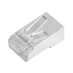 Bote con 100 Piezas de Plug Modular RJ45 Cat6 blindado chapado de oro a 30 micras para durabilidad extrema SIN PIN D|LINKEDPRO BY EPCOM|Jacks Plugs|Tecnolobit Shop