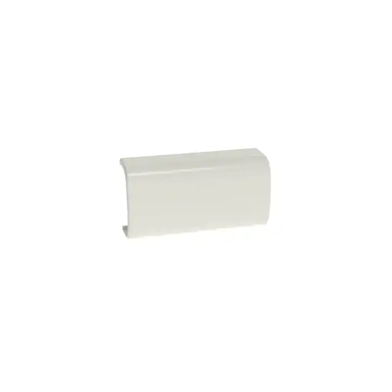 Unión recta para uso con canaleta LD5 material ABS Color Blanco Mate