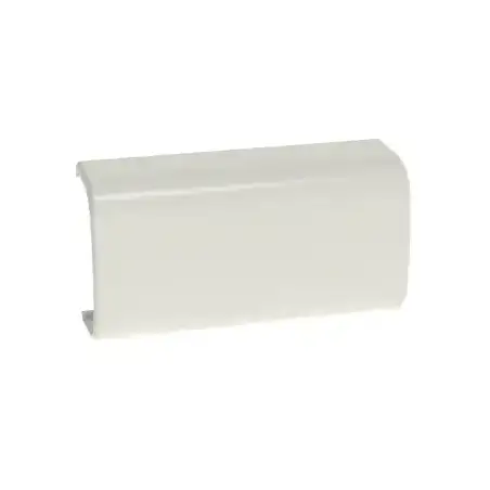 Unión recta para uso con canaleta LD5 material ABS Color Blanco Mate