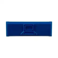 Paquete de 100 Iconos de Datos de Instalación a Presión Para Jacks Mini Com de Panduit De Plástico Color Azul|PANDUIT|Jacks Plugs