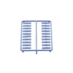 Paquete de 100 Iconos de Datos de Instalación a Presión Para Jacks Mini Com de Panduit De Plástico Color Azul|PANDUIT|Jacks Plugs