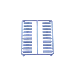 Paquete de 100 Iconos de Datos de Instalación a Presión Para Jacks Mini Com de Panduit De Plástico Color Azul|PANDUIT|Jacks Plugs