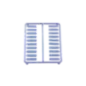 Paquete de 100 Iconos de Datos de Instalación a Presión Para Jacks Mini Com de Panduit De Plástico Color Azul Paquete de 100 Iconos de Datos de Instalación a Presión Para Jacks Mini Com de Panduit De Plástico Color Azul