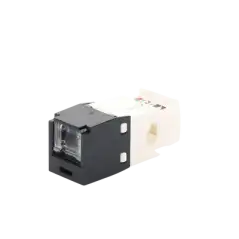 Conector Jack RJ45 Estilo TG con Ventana Mini Com Categoría 6 de 8 posiciones y 8 cables Color Negro|PANDUIT|Cables y Conectores|Tecnolobit Shop