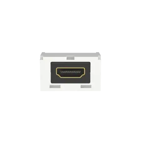 Módulo Acoplador HDMI 2.0 Hembra a Hembra Tipo A Categoría 2 Mini Com Color Blanco Ártico