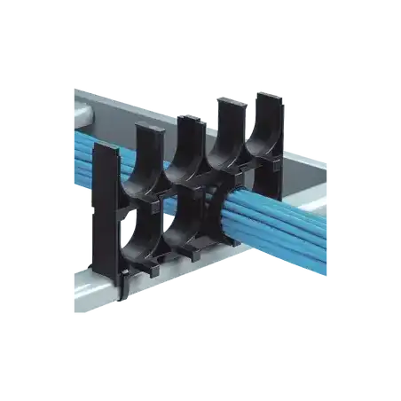 Espaciador de Cables de Nylon 6.6 Con 1 Espacio de 1.25 in (31.8 mm) de Diámetro Color Negro 1 Pieza