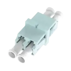 Módulo Acoplador LC Duplex Para Fibra Multimodo Color Aqua