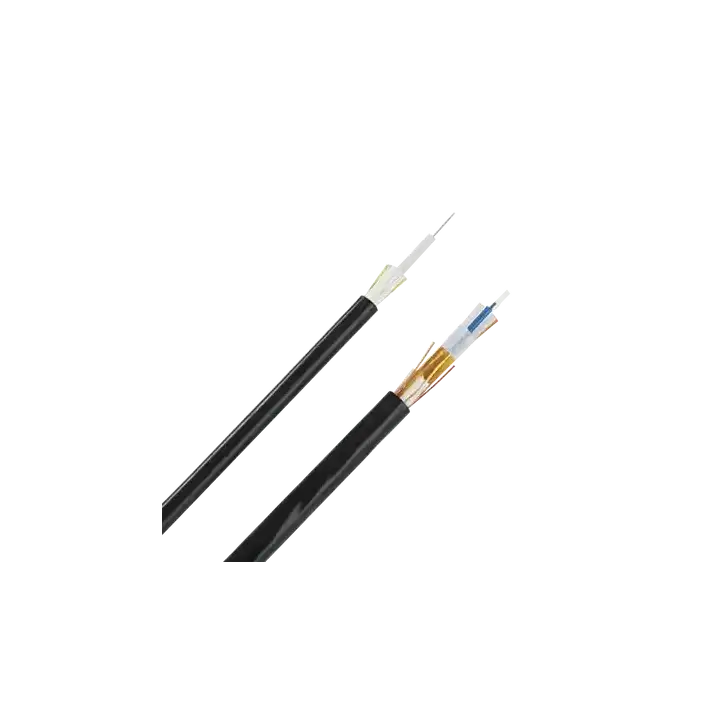 Cable de Fibra Óptica de 12 hilos Multimodo OM3 50 125 Optimizada Interior Exterior Loose Tube 250um No Conductiva (