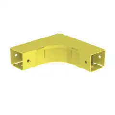 Ángulo Recto a 90 Horizontal con Tapa Para Canaletas FiberRunner 2X2 Color Amarillo|PANDUIT|Accesorios para Canaletas|Tecnolobit Shop