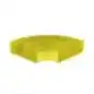 Ángulo Recto a 90 Horizontal Para Canaletas FiberRunner 12X4 Color Amarillo Ángulo Recto a 90 Horizontal Para Canaletas FiberRunner 12X4 Color Amarillo