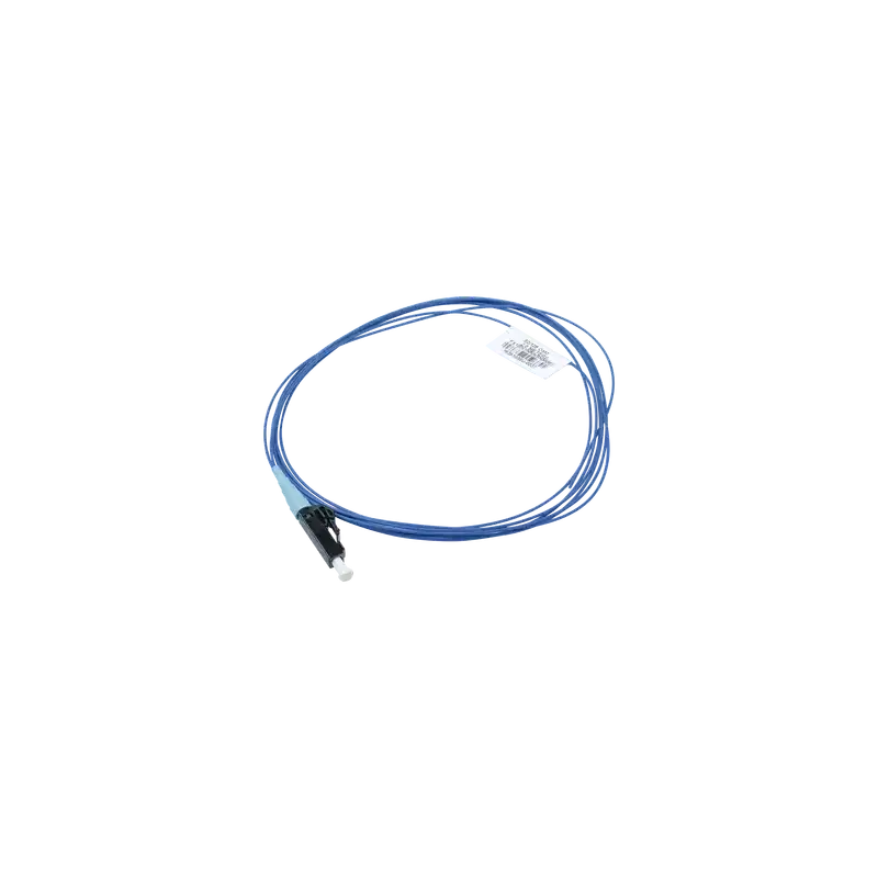 Pigtail de Fibra Óptica LC Simplex Multimodo OM4 50 125 900um Color Aqua 1 Metro